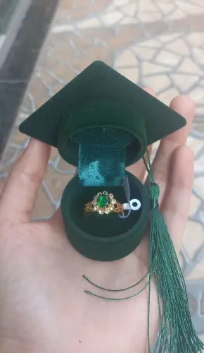 Anel de formatura + caixinha