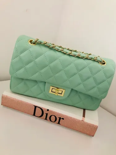 Bolsa verde menta 