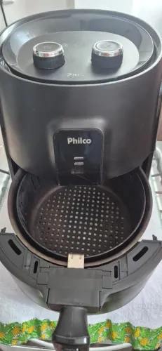 Air Fryer Philco Preta - Para Retirada de Peças / Conserto (Ventilador Travado)