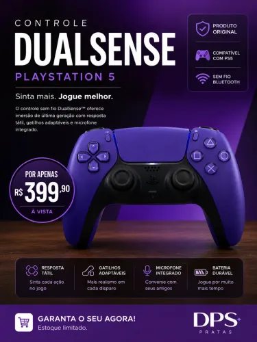 Controle DualSense Ps5 Purple