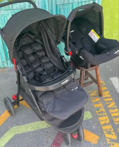 Conjunto carrinho mas bebê conforto