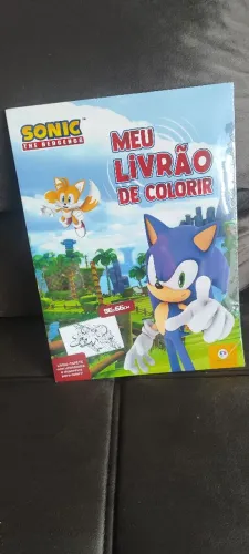 Meu livrão de Colorir Sonic 