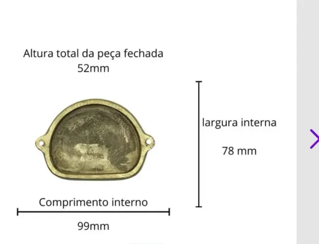 2 Muflas fe latao tamanho 6