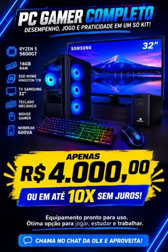 Pc gamer completo