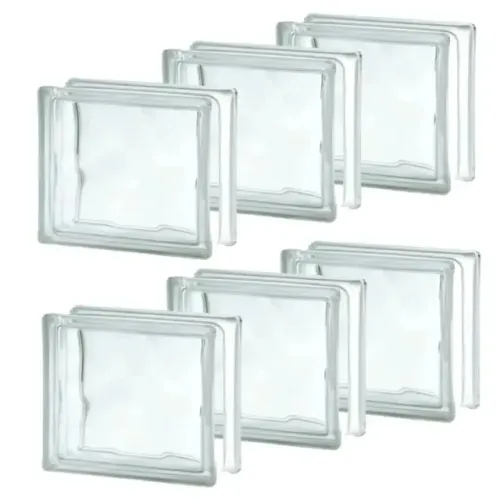Bloco Tijolo De Vidro Transparente Decoração 19 X19