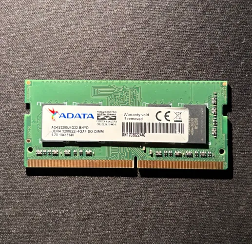 MEMÓRIA RAM ADATA 4GB DDR4 3200MHz PARA NOTEBOOK