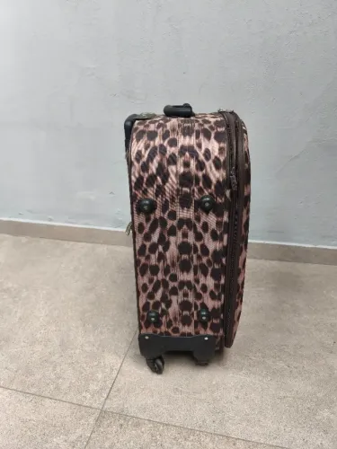 Mala viagem 50x40x25 de tecido semi-rígido