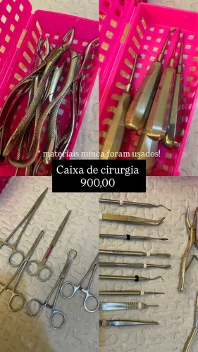 Caixa de cirurgia odontologia