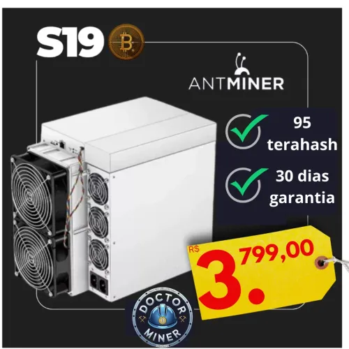 Mineradora de bitcoin s19 95th