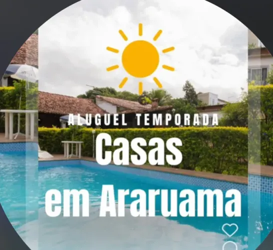 Casa por temporada com piscina na região dos lagos