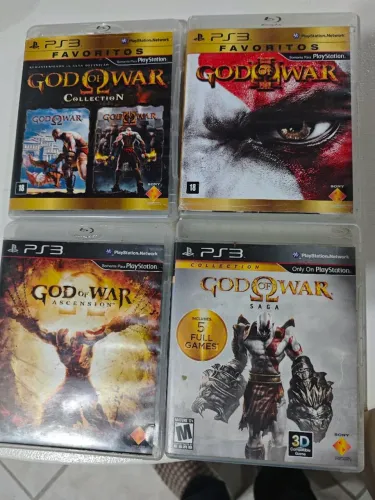 Coleção God of War PS3 5 cds