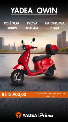 Scooter Elétrica aprova d água - 1000