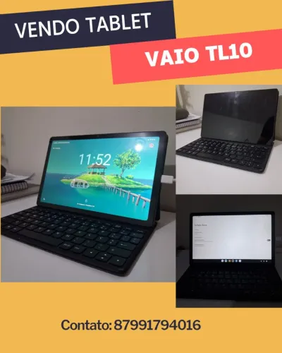 Tablet VAIO TL10 4GB RAM 128GB Octa-Core, Tela 10.4