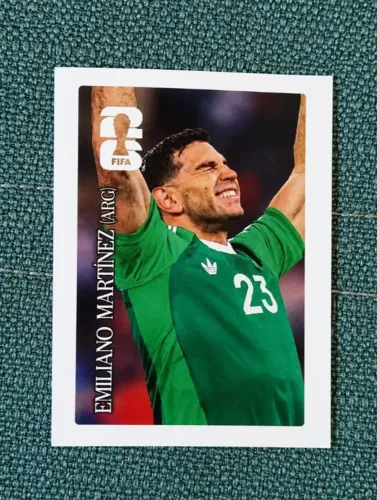 Figurinha Emiliano Martínez FIFA Coca Cola Copa do Mundo Original Colecionador