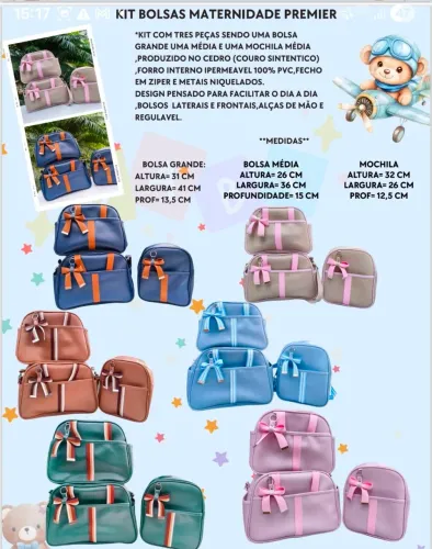 Bolsa maternidade 