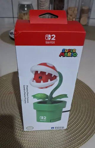 Camera Planta Piranha nintendo switch 2 nova lacrada