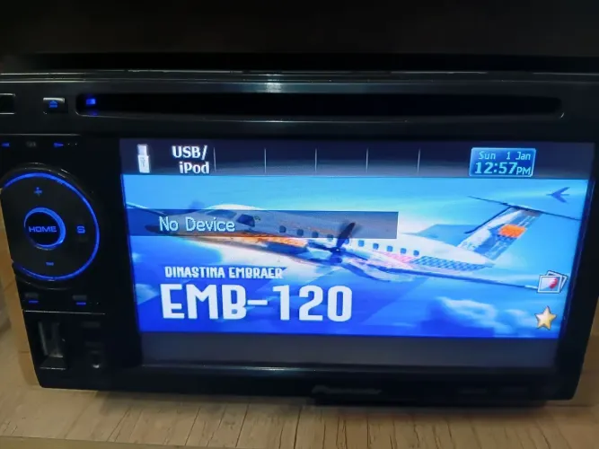 Multimídia pioneer modelo avh 1450dvd sem bluetooth 