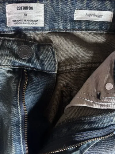 Calça super baggy, 40