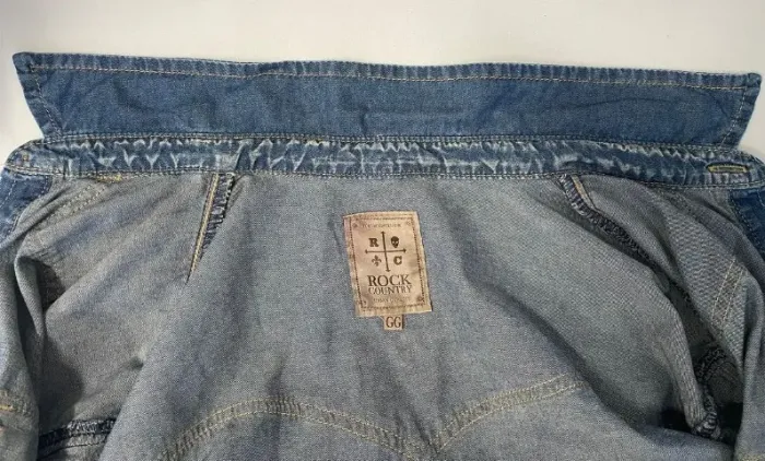 Camisa Jeans masculina ROCK COUNTRY BY URBAN COWBOYS tamanho GG - 100 reais 