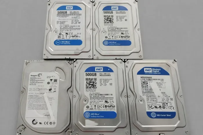 Lote 5 HDs 500gb computador