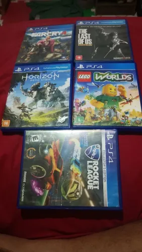 Jogos ps4  (valor todos os jogos) separado só perguntar 