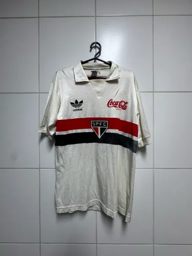 camisa spfc sao paulo 1989 adidas coca