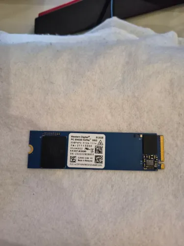 Ssd Western Digital 512 Gb NVMe