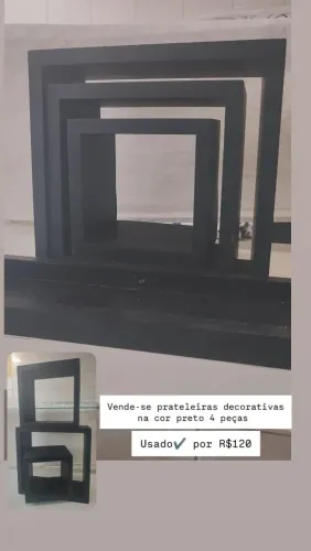 Vende se mini prateleiras para decoração 