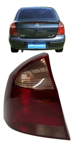 Lanterna Traseira Esquerda Corsa Sedan 2003 A 2012 Original Esquerdo/motorista Vermelho