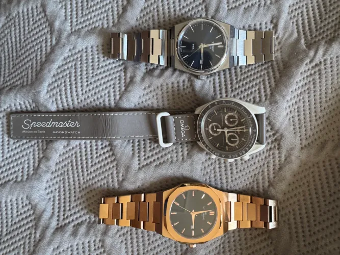 Coleção de relógios Tissot Omega Swatch Vittorino