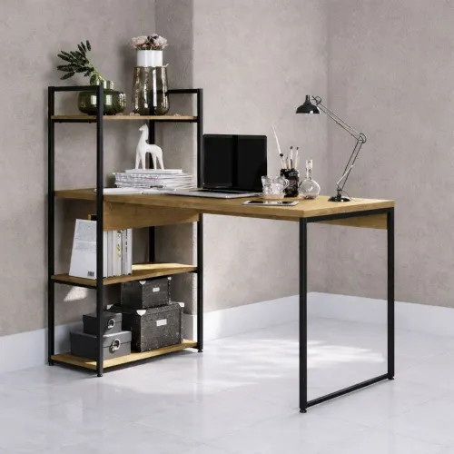 Mesa escritório com prateleira novo Garantia entrega hoje 
