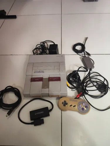 Super Nintendo + 32 Jogos