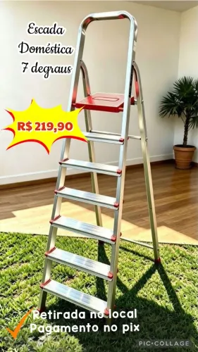 Escada Doméstica 7 degraus