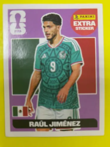 Figura RARA - Extra Sticker - Raúl Jimenez - LILAS - 2026