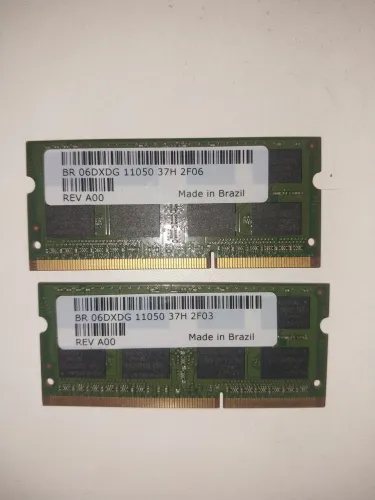Duas memórias de 4gb RAM para Notebook DDR3 (Desapego)