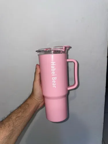 Garrafa de academia cor rosa