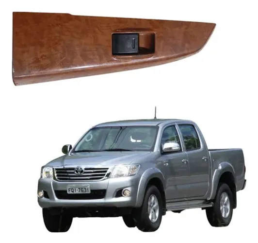 Tecla Vidro Porta Dianteira Esquerda Hilux 2012 A 2015
