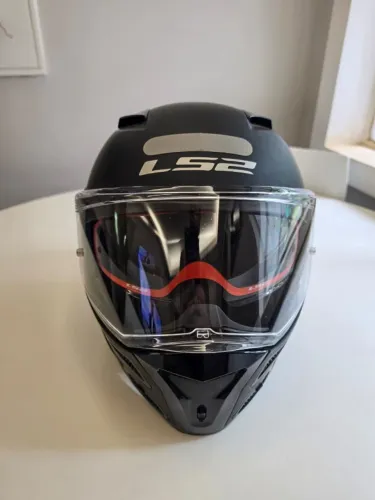 Capacete Articulado LS2 Metro Evo, preto fosco, tamanho 60 - Estado de Novo