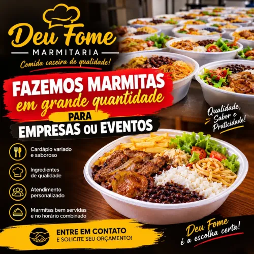 Marmitex para empresas e eventos