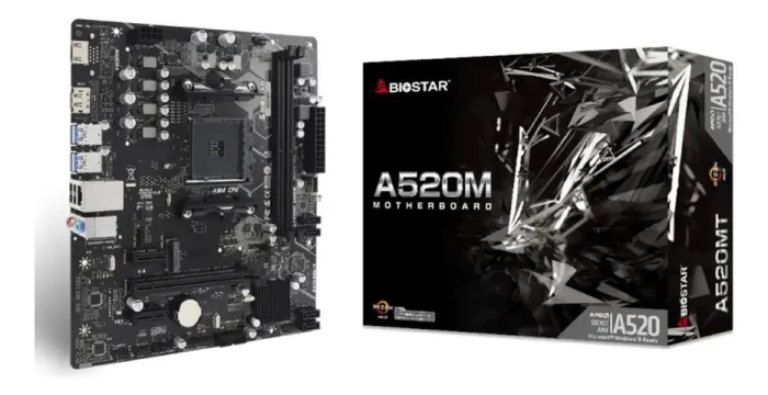PLACA MÃE BIOSTAR A520MT VER 6.0 M.2 DDR4