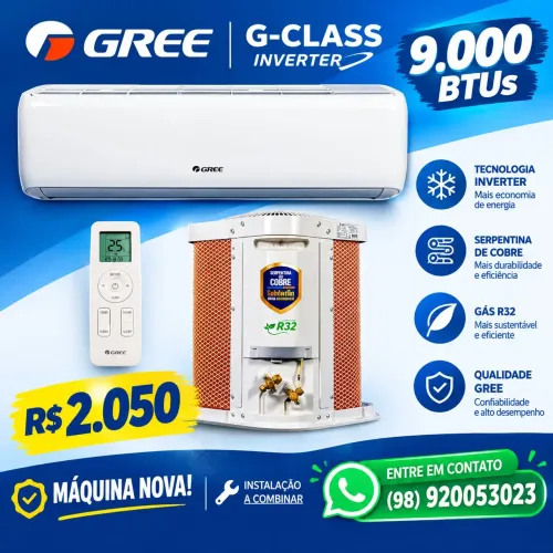 ? AR-CONDICIONADO GREE G-CLASS INVERTER 9.000 BTUs ?