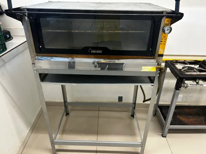 Forno Industrial a Gás 80X60 Guilhotina Metalmaq