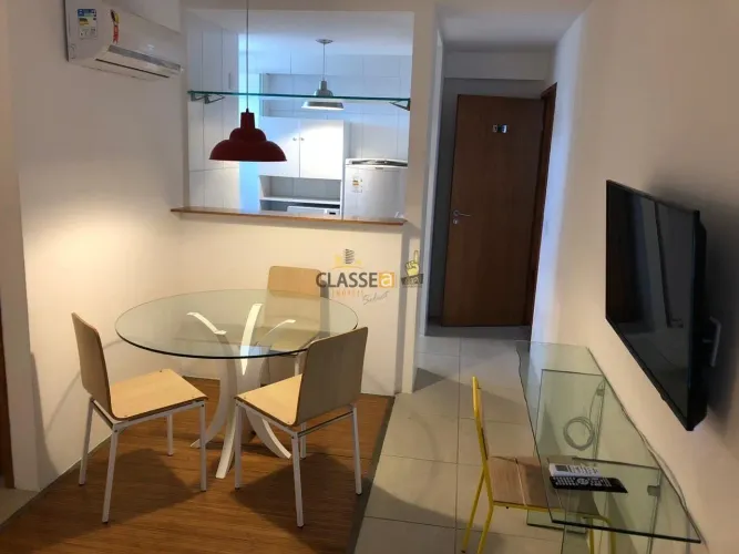 Apartamento Mobiliado 1 Quarto Andar Alto na Ribeiro de Brito em Boa Viagem