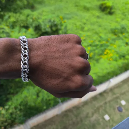 Pulseira de prata italiana 925k - Aceitamos cartões