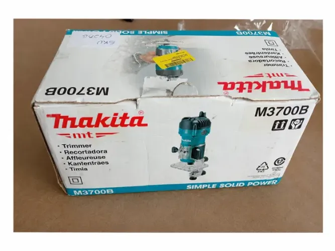 Tupia Manual Makita M3700b 530w Pinça 6mm 127v
