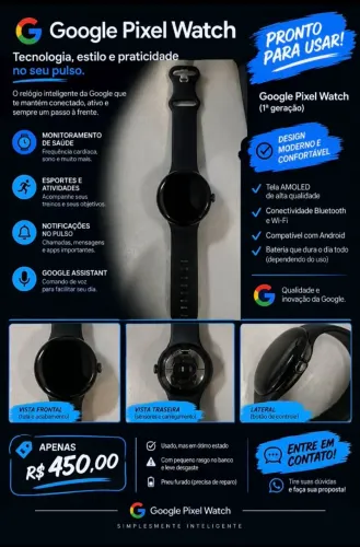 Relógio inteligente smartwatch ?<br>