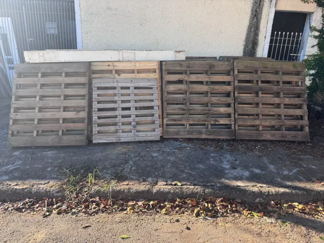 Palet de madeira Doação