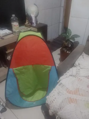 Barraca infantil juvenil 1metro e 30 cm , altura largura 1M e 30cm ou mais pq ela é larga