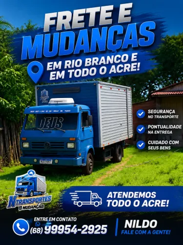 N.transportes e mudanças está pronta a lhe atender