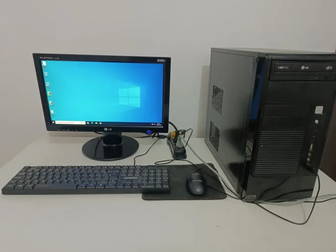 Computador Completo + Monitor LG | Funcionando | Ótimo para Uso Básico